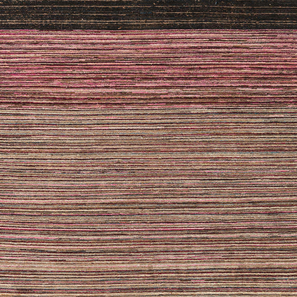 Ahgly Company Machine Washable Indoor Square Abstract Red Brown Area Rugs, 7' Square